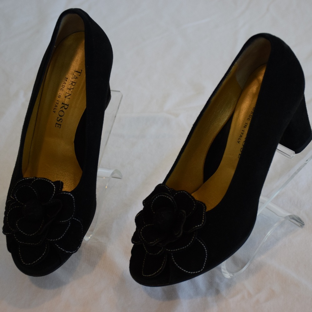 Taryn Rose Collection Made In Italy Suede Pumps